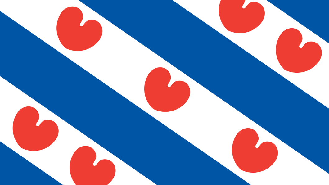 De vlag van Friesland