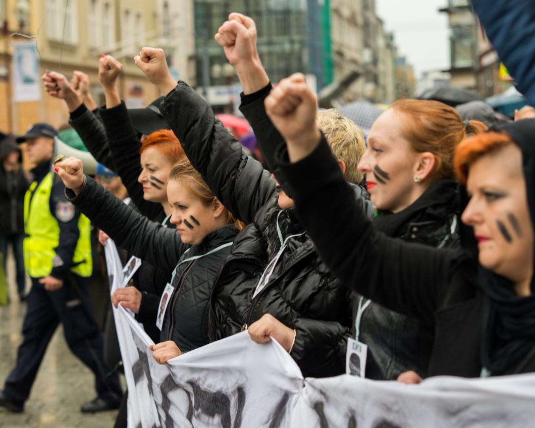 Demonstratie in Polen beperken abortus